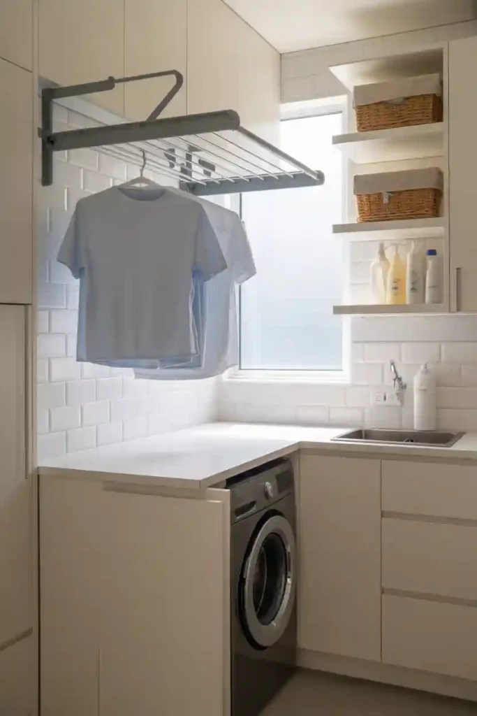 Wall-Mounted Drying Rack