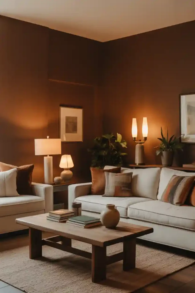 Brown Walls That Feel Soft, Not Heavy