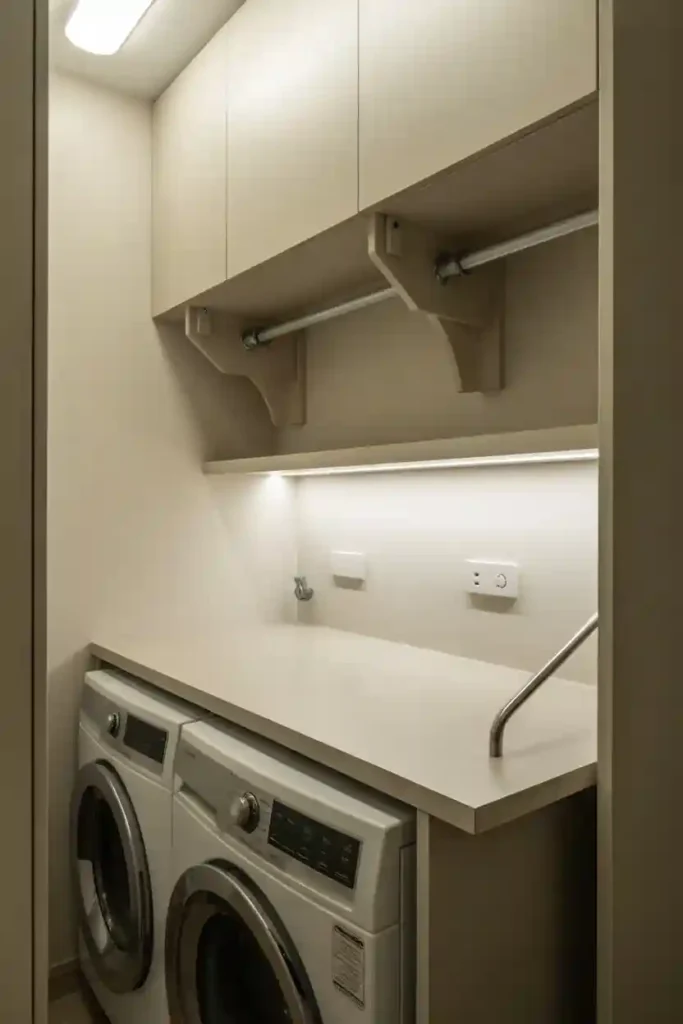 Built-In Folding Counter Over Appliances