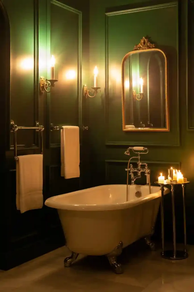 Deep Green for a Luxe Feel