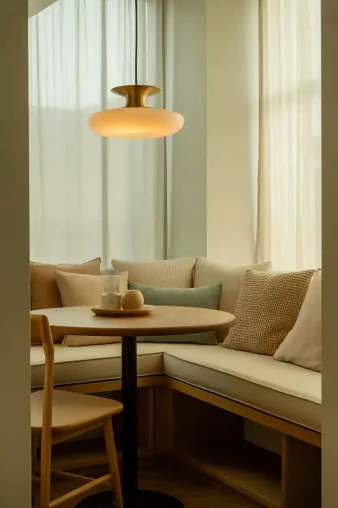 Dining Area in a Corner Layout