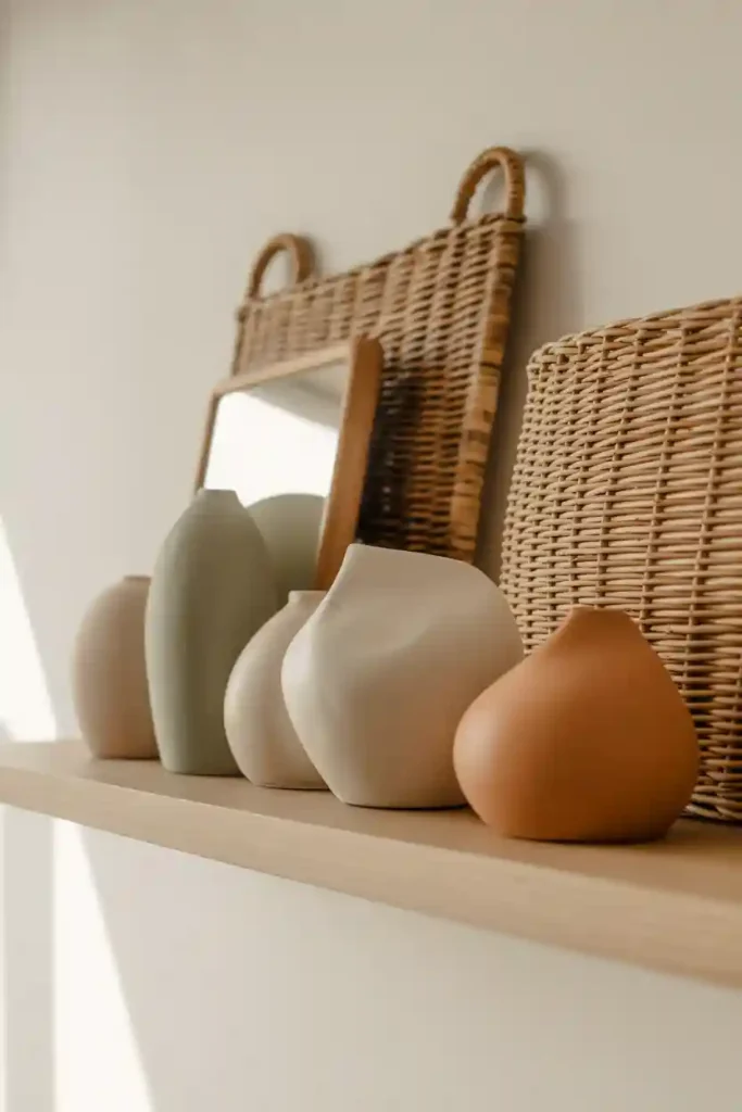 Mix Smooth Ceramics with Woven Accents