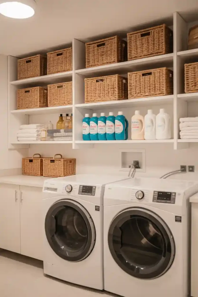 Open Shelving Instead of Upper Cabinets