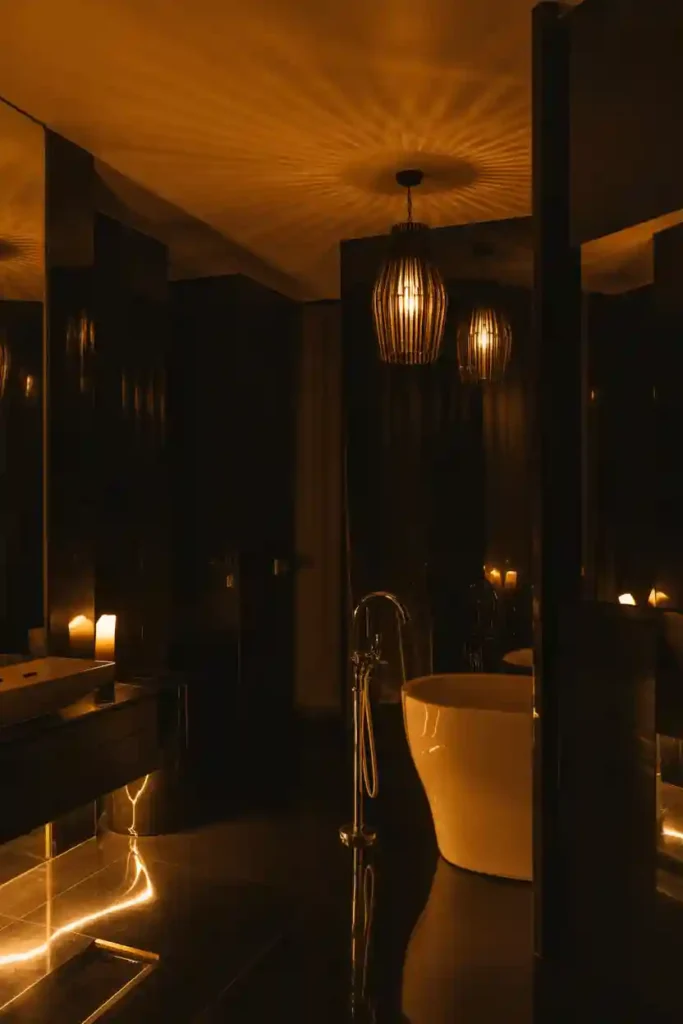  Statement Bathroom Lighting