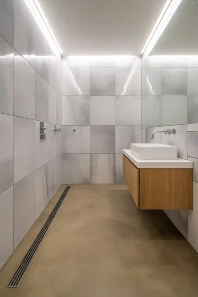 Wet Room Bathroom Layout