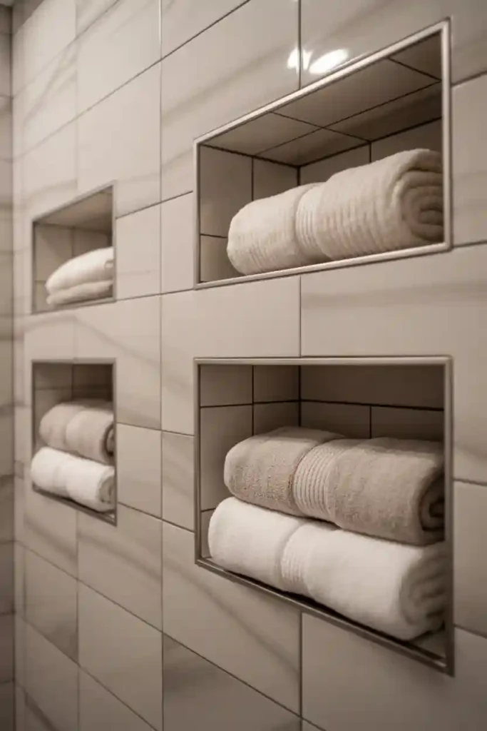  Built-In Wall Niches for Towels