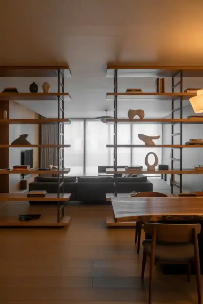 Use Open Shelving Strategically