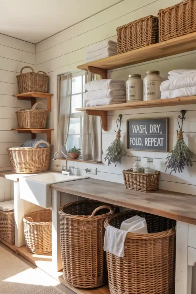 Woven Baskets for Storage