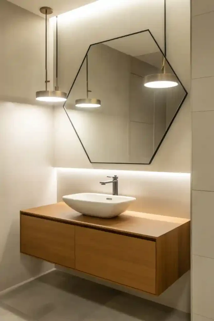 Add a Bold Mirror as a Focal Point