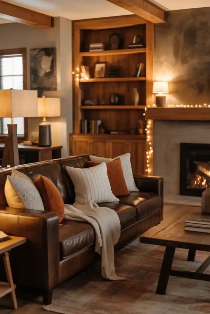 Brown Leather for Timeless Comfort