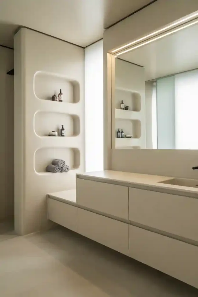 Built-In Storage for a Clutter-Free Look