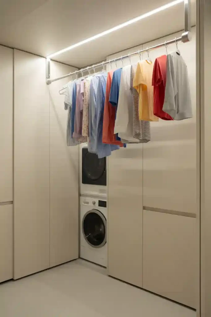 Ceiling-Mounted Drying Rod