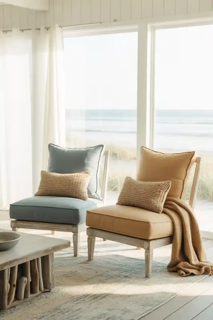 Coastal-Inspired Accent Chairs