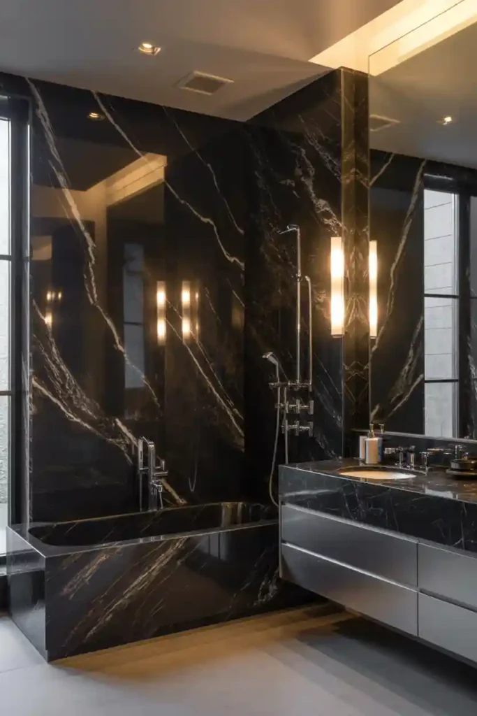 Dark Marble Finishes