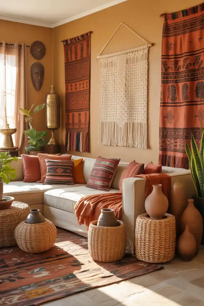 Global Accents and Handmade Decor