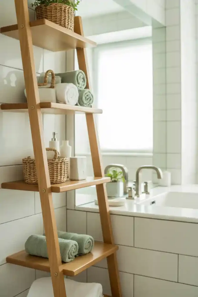 Ladder-Style Shelving for Flexible Storage