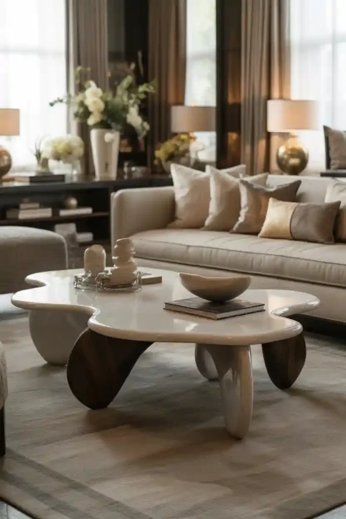  Coffee Tables with Sculptural Details