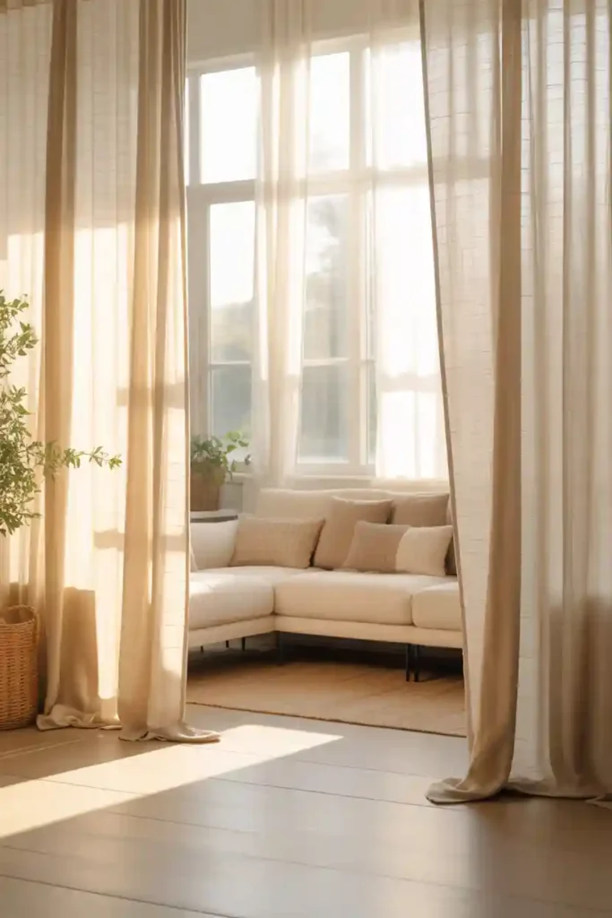 Curtains That Create Calm and Flow