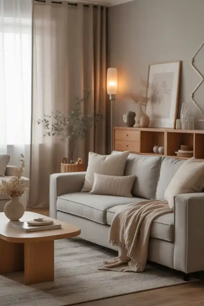 Grey and Beige Cozy Blend