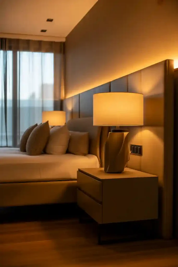 Incorporate Soft, Ambient Lighting