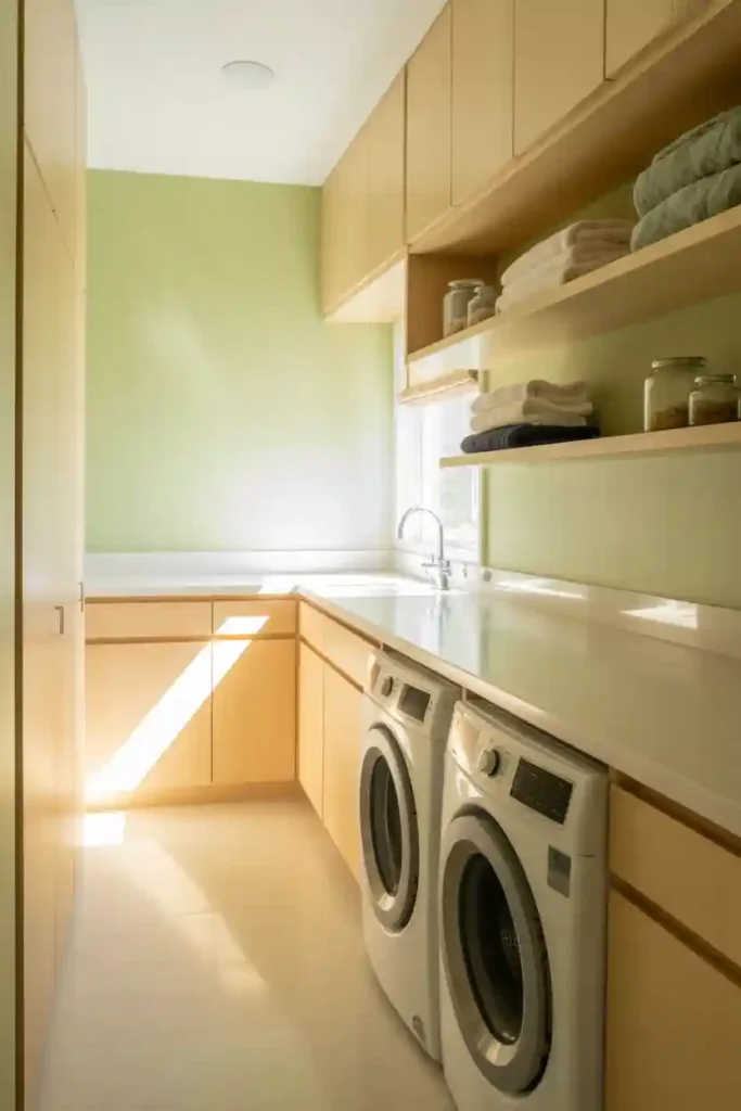 Light Color Palette to Visually Widen the Room