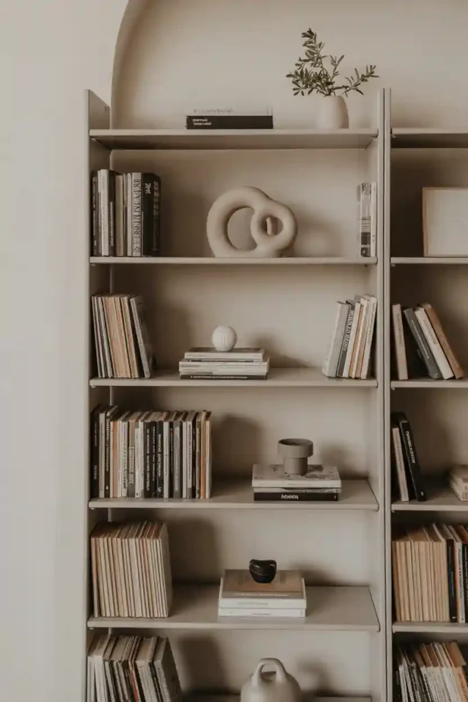  Monochrome Shelf Styling Layout