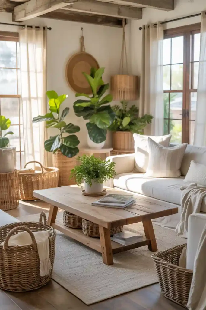 Natural Materials and Greenery