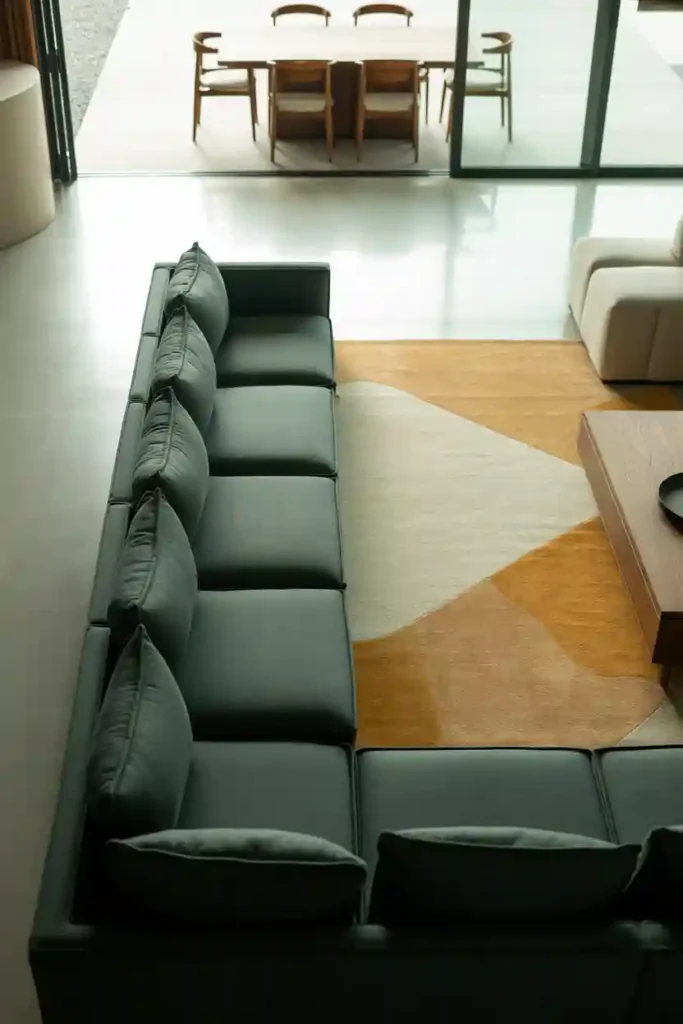 Open-Concept Living Room Zoning