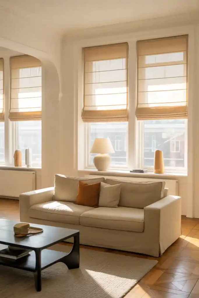 Roman Shades for Minimalist Style