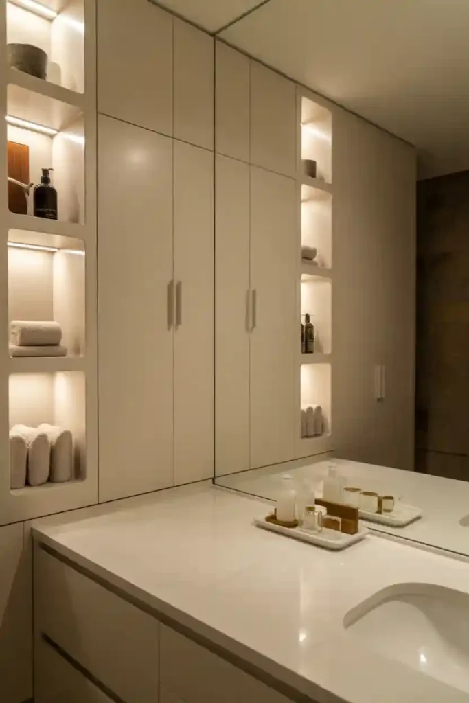 Built-In Storage to Reduce Clutter