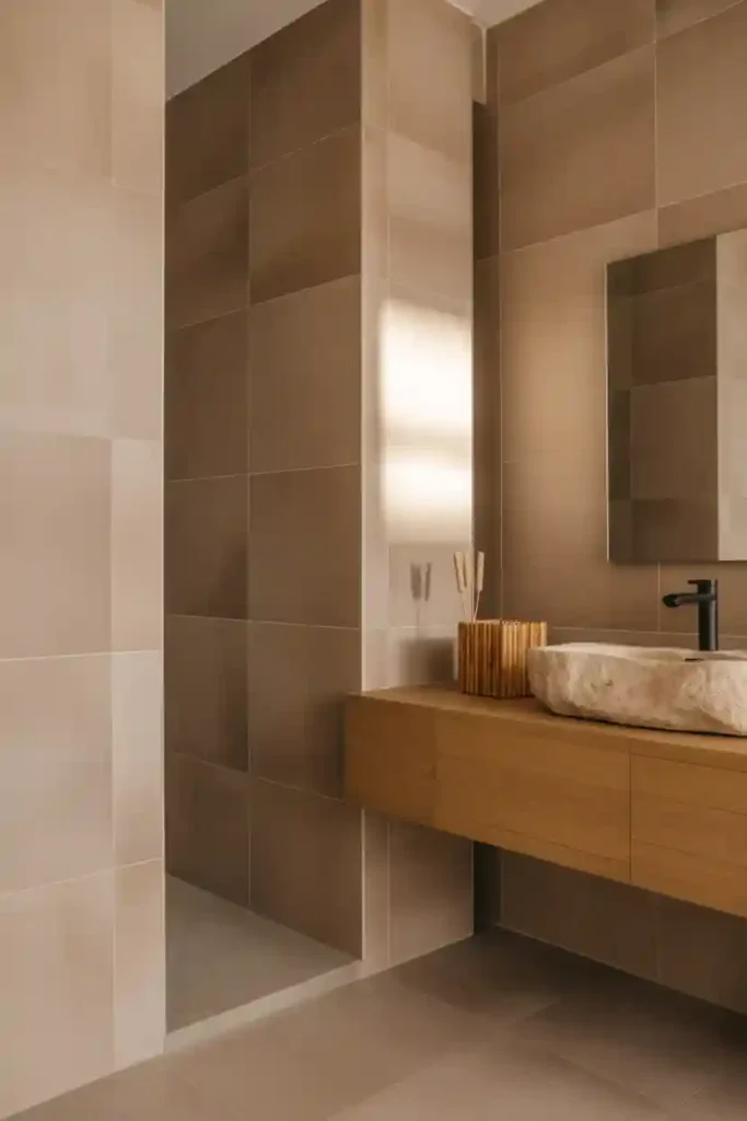 Earth-Toned Tiles for Subtle Color