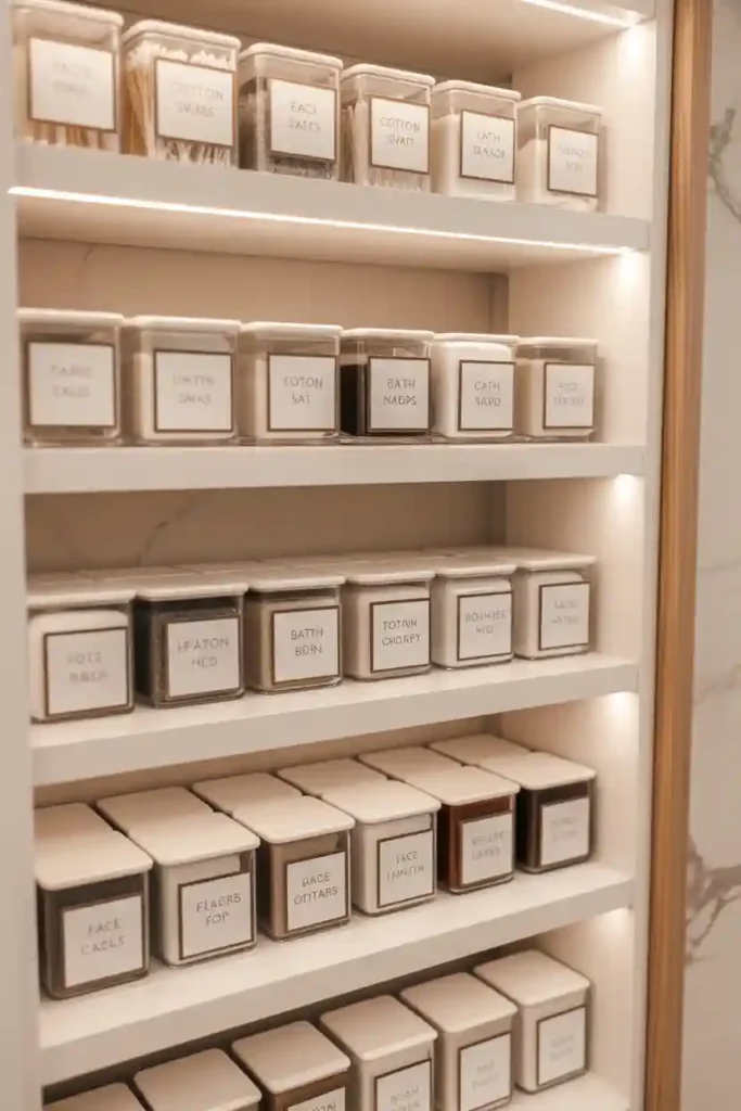  Labeled Containers for Everyday Essentials