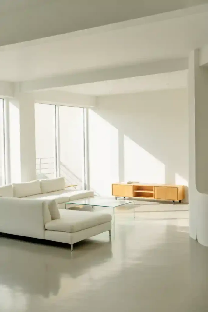 Minimalist White Furniture