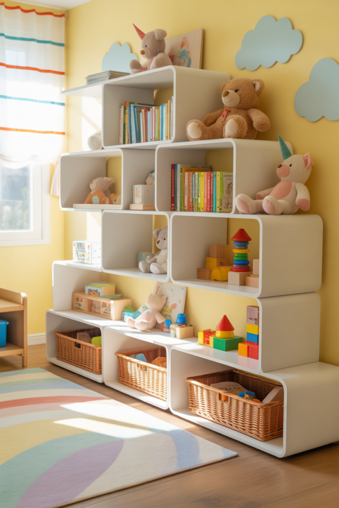Mixed Storage for Books and Toys