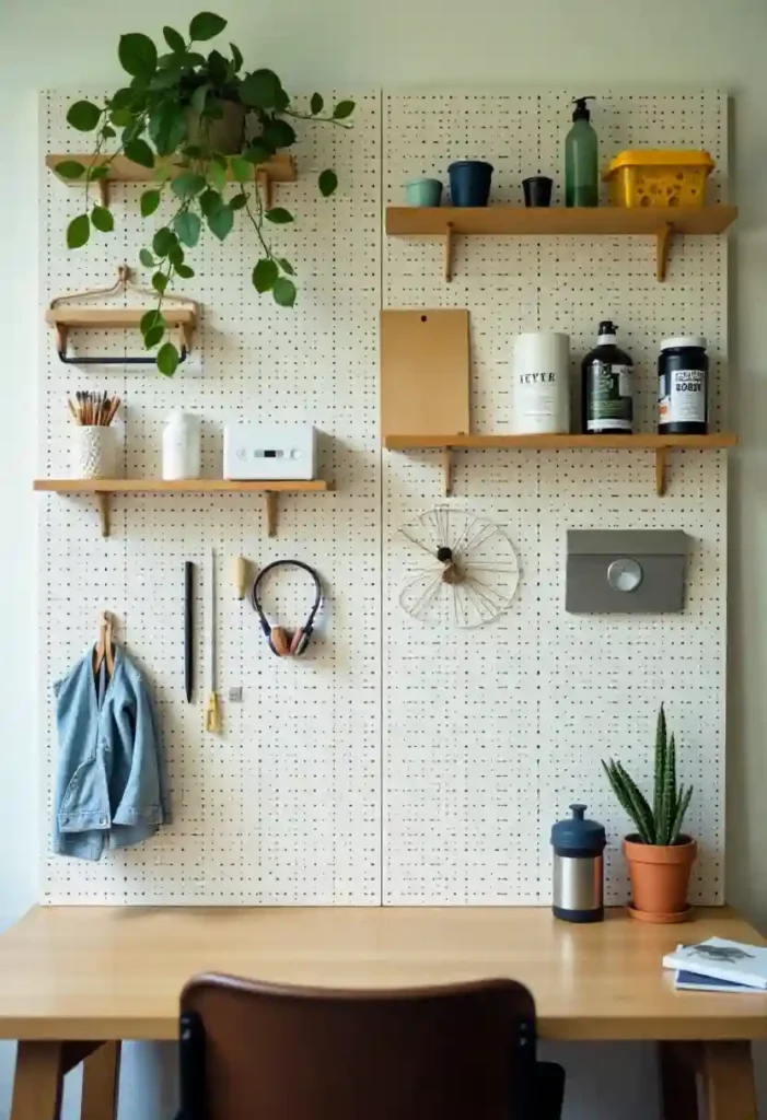 Pegboards for Office Supplies