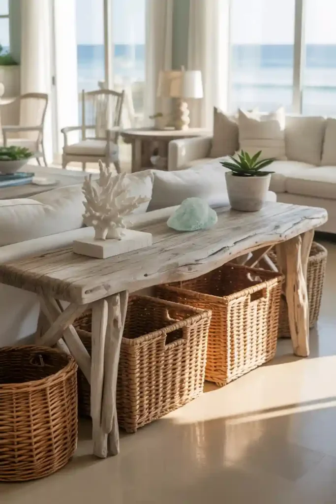 Storage Furniture with a Beachy Feel