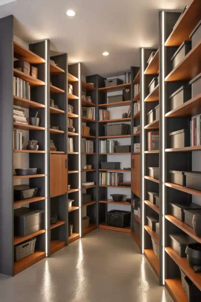 Use Vertical Storage and Shelving