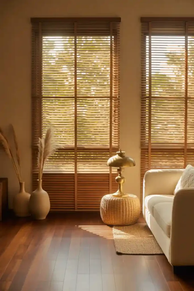 Wooden Blinds for Timeless Structure