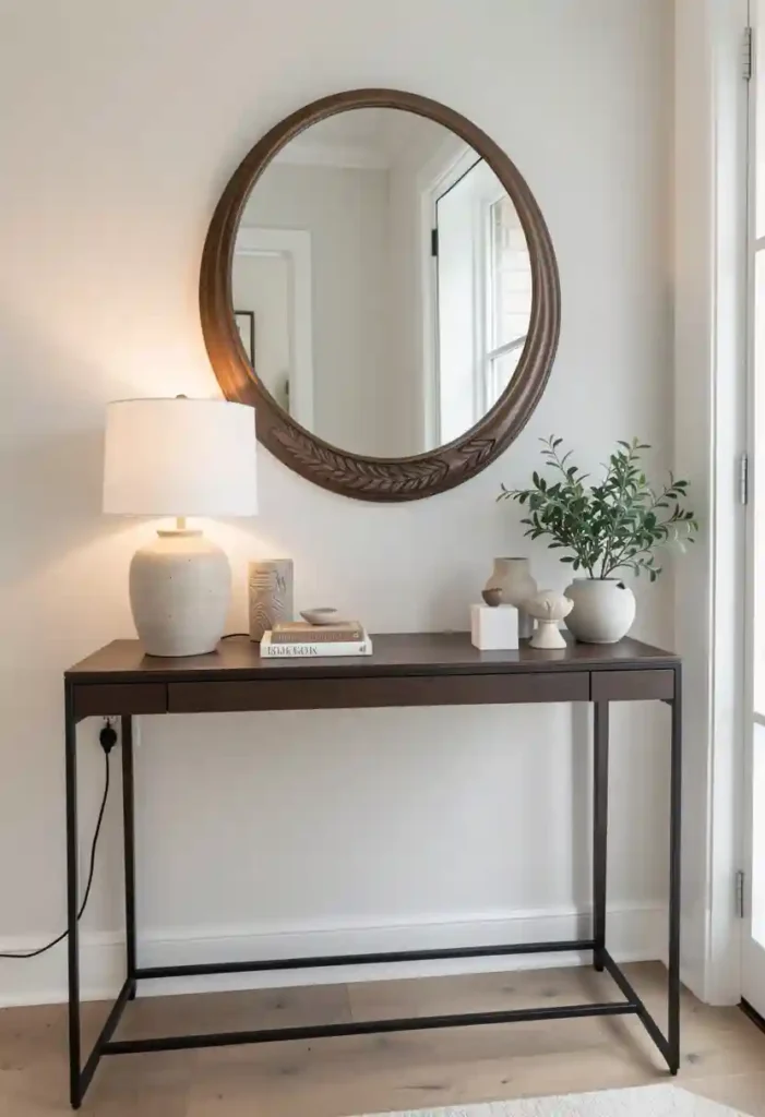 Anchor the Space with a Large Mirror