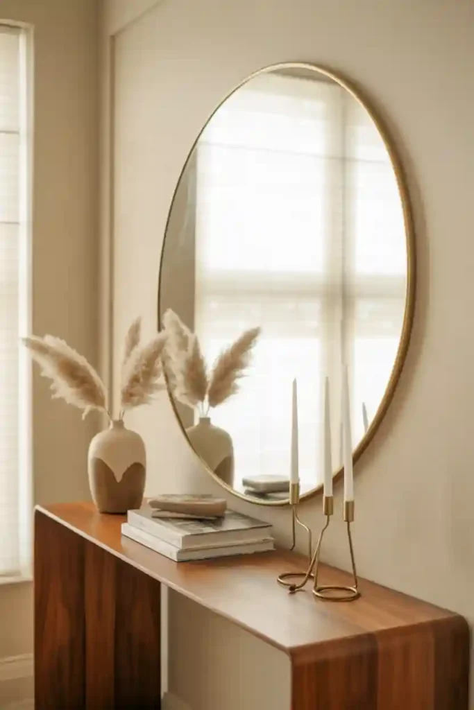 Anchor the Table with a Statement Mirror