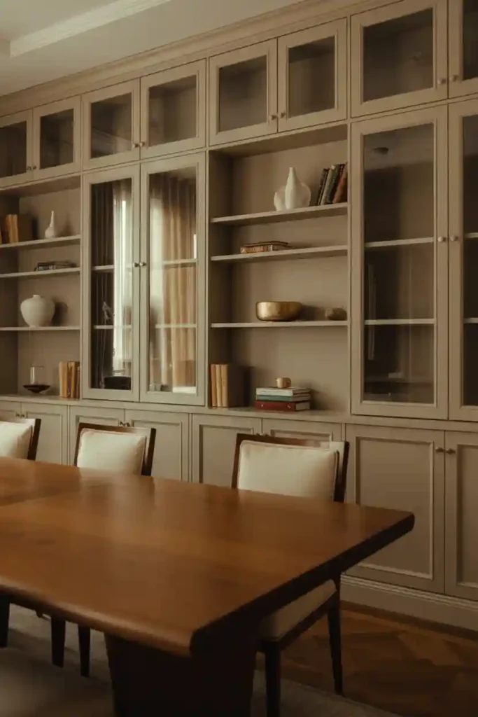 Built-In Dining Room Cabinets