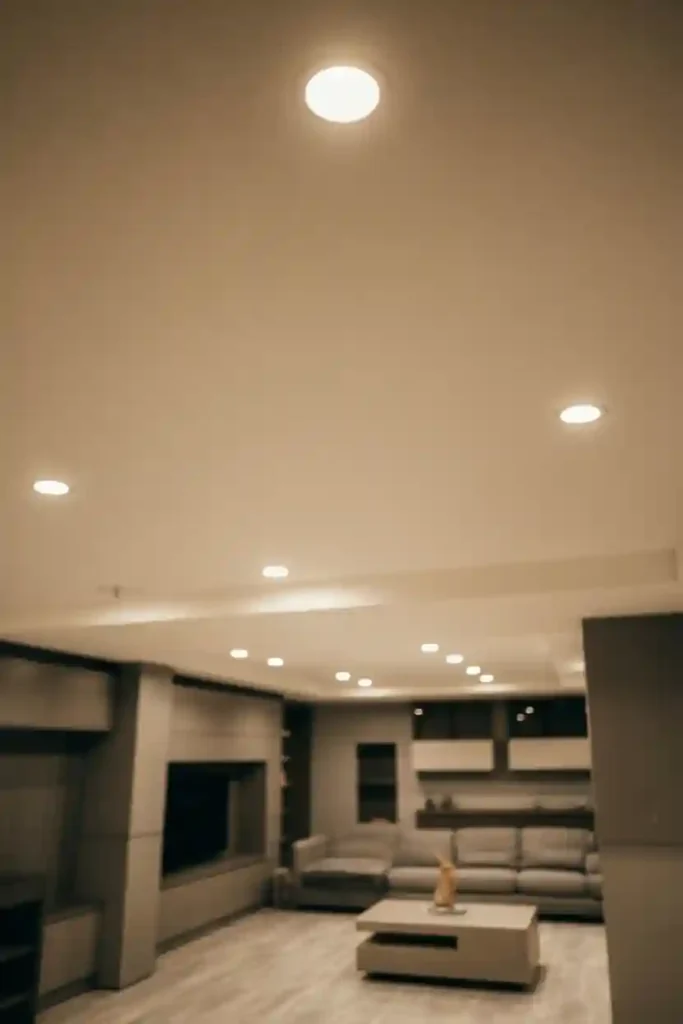 Finished Drywall Ceiling for a Clean Look