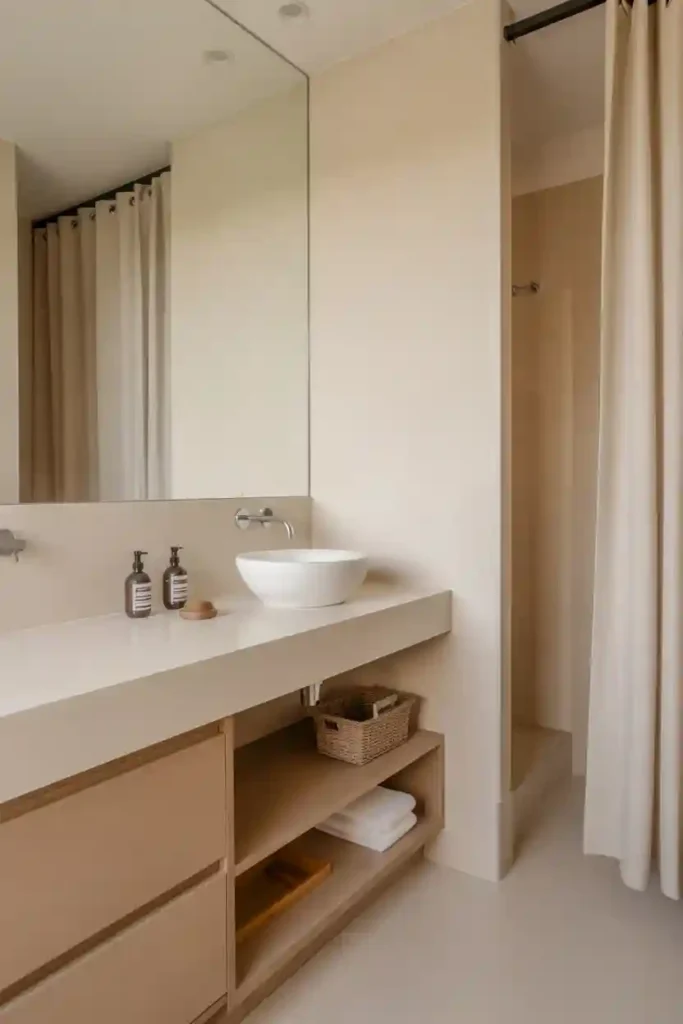 Floating Vanity for a Minimalist Look