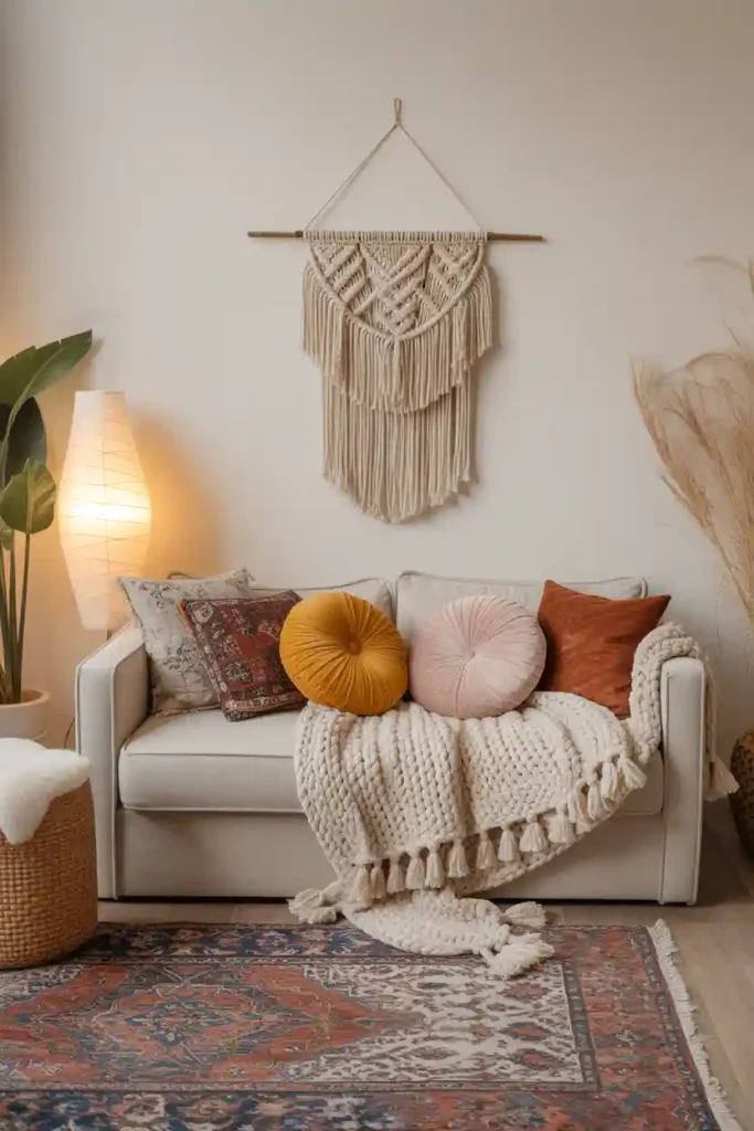 Layered Textiles for Cozy Corners