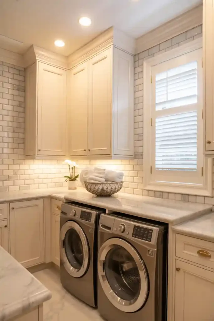 Marble Countertops and Backsplash