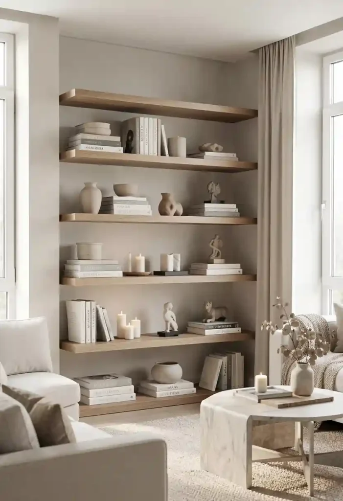  Mix Books with Decorative Objects