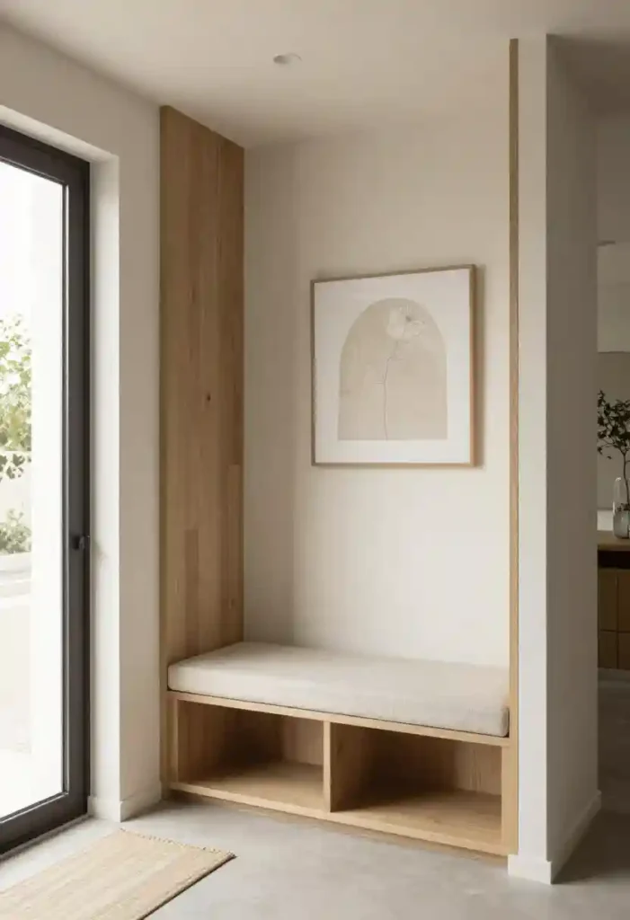 Storage Bench with Hidden Compartments