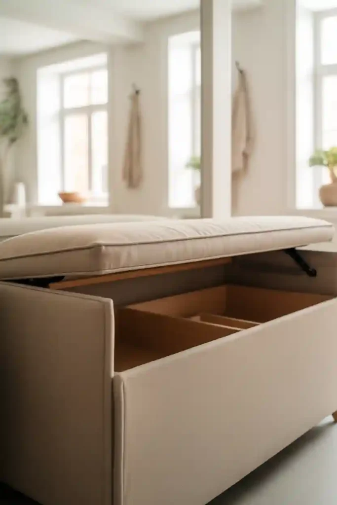 Upholstered Entryway Bench