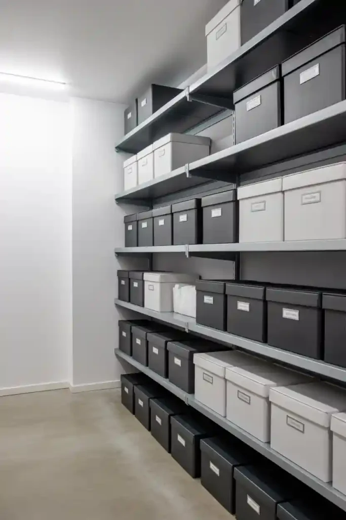 Wall-Mounted Shelving for Vertical Storage