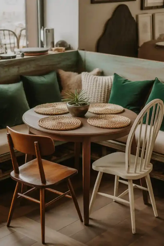Eclectic Mix-and-Match Dining Nook